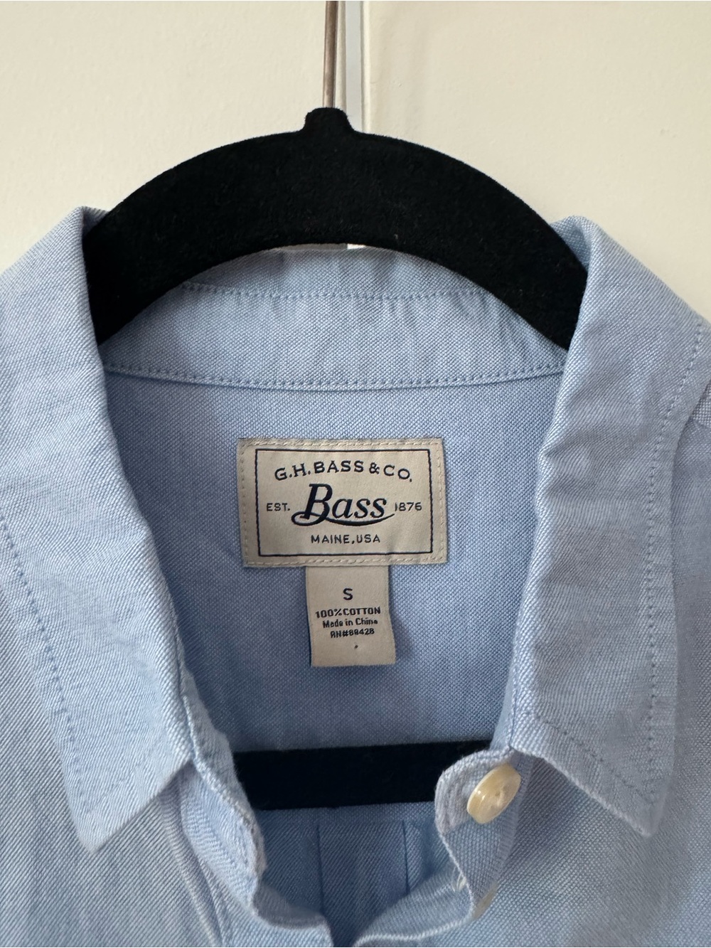 G.H. Bass & Co. Light Blue Oxford Shirt